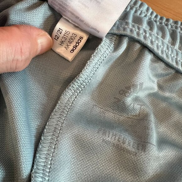 Mens Adidas Plus Size Tall 3XLT Tiro Soccer Pants AeroReady Gray Blue HK3115 - Picture 9 of 11